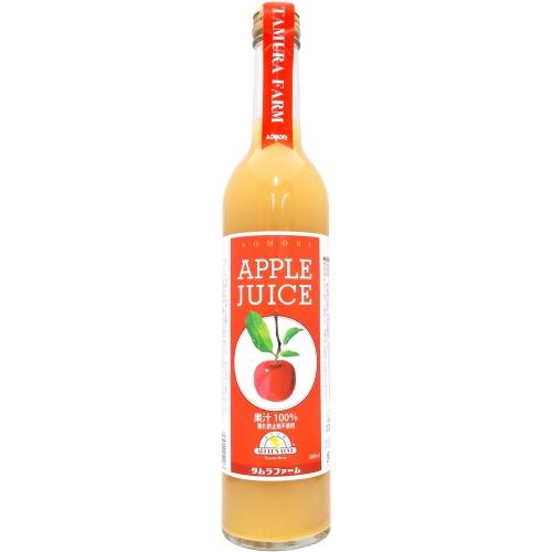 タムラファーム 青森県産 完熟 100% りんごジュース 500ml 瓶 12 タムラファーム 青森県産 完熟 100% りんごジュース 500ml 瓶 12