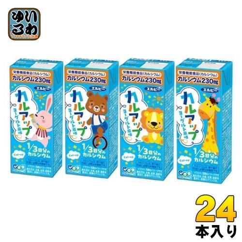 エルビー カルアップ 200ml 紙パック 24本入 栄養機能食品 カルシウム
