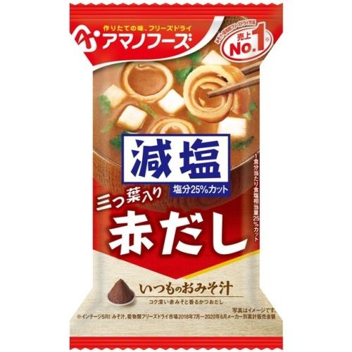 いつものおみそ汁 アマノフーズ フリーズドライ 減塩いつものおみそ汁