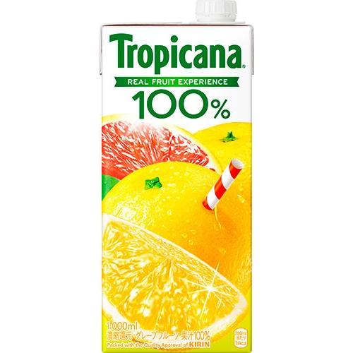 トロピカーナ 100% ⑬ ポンジュース 果汁100% ジュース まとめ売り トロピカーナ キリン トロピカーナ100% グレープフルーツ 1L 紙パック