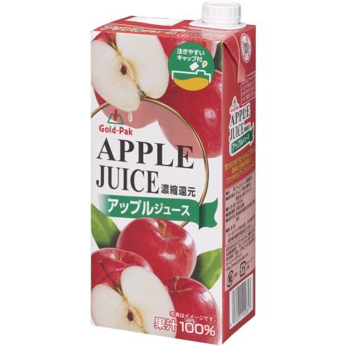 ゴールドパック アップルジュース 1L 紙パック 12本 (6本入×2