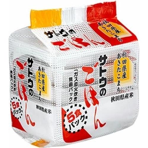 サトウのごはん 5種 合計111食分 サトウ食品 サトウのごはん 秋田県産あきたこまち 5食セット×8個入