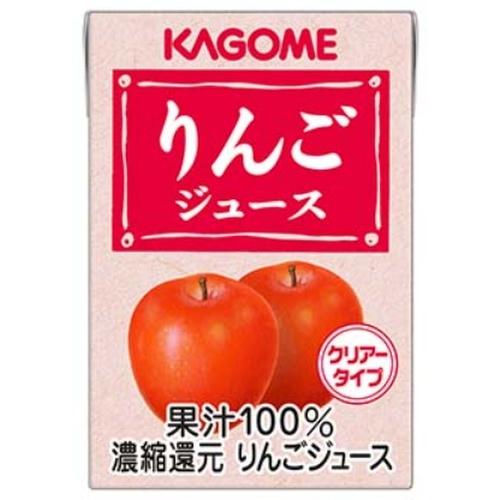 KAGOME（カゴメ） りんごジュース 業務用 100ml 紙パック 72本 (36本入