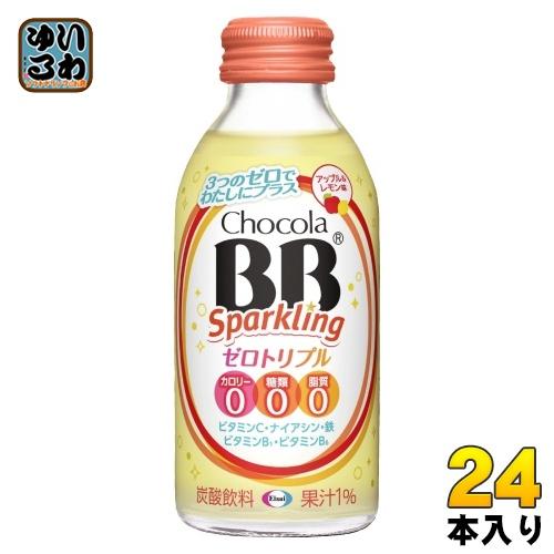 エーザイ チョコラBB スパ−クリング ゼロトリプル 140ml 瓶 24本入