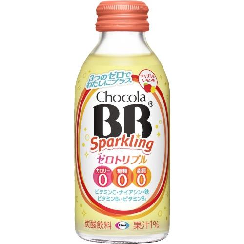 エーザイ チョコラBB スパ−クリング ゼロトリプル 140ml 瓶 48本 (24