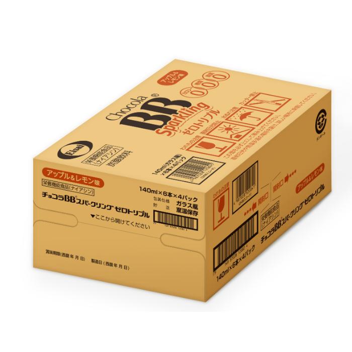 エーザイ チョコラBB スパ−クリング ゼロトリプル 140ml 瓶 24本入