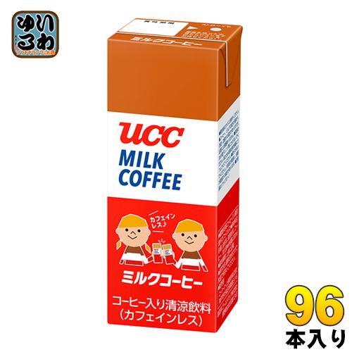 UCC  ミルクコーヒー 200ml 紙パック 96本 (24本入×4 まとめ買い)｜softdrink