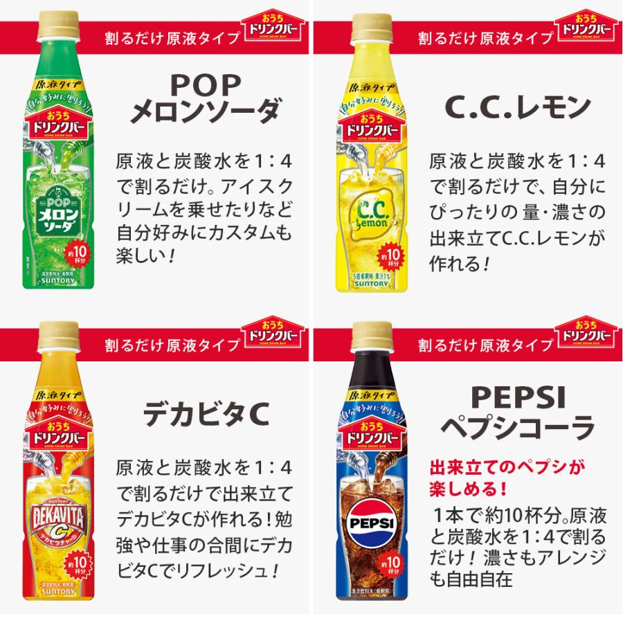 SUNTORY（サントリー） 〔ストアポイント+4%〕 おうちドリンクバー