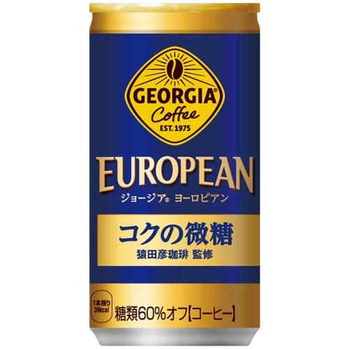 コカ・コーラ ジョージア ヨーロピアン コクの微糖 185g 缶 30本入 缶コーヒー 微糖｜softdrink｜02