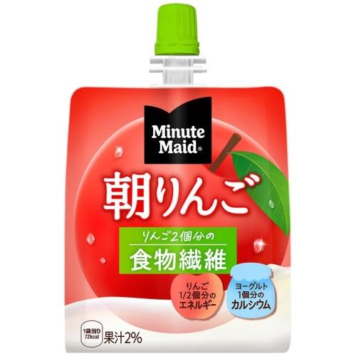 Minute Maid コカ・コーラ ミニッツメイド 朝リンゴ 180g パウチ 48本