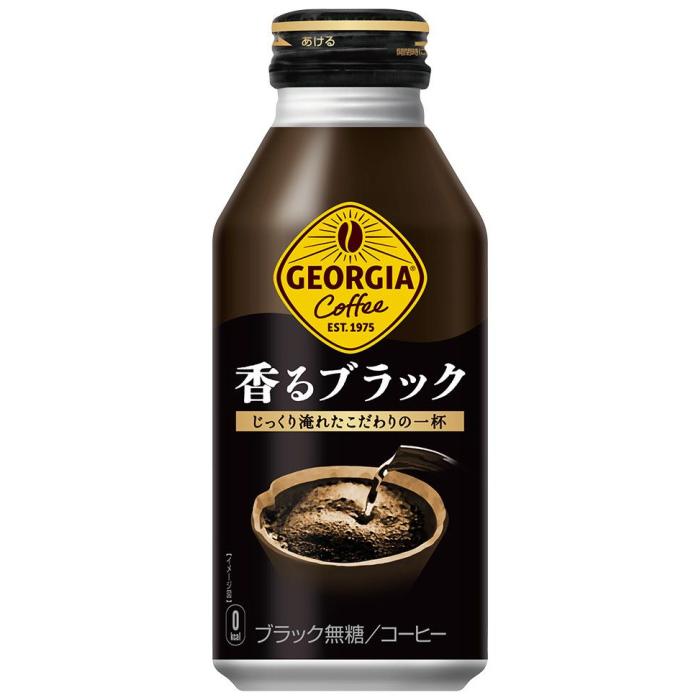 ジョージア コカ・コーラ 香るブラック 400ml ボトル缶 48本 (24
