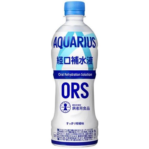 ポイント10%対象+4%〕 アクエリアス 経口補水液 ORS 500ml ペット