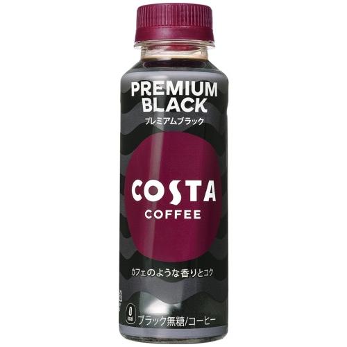 コカ・コーラ コスタコーヒー プレミアムブラック 265ml ペットボトル 24本入 コーヒ 無糖 BLACK PREMIUM｜softdrink｜02