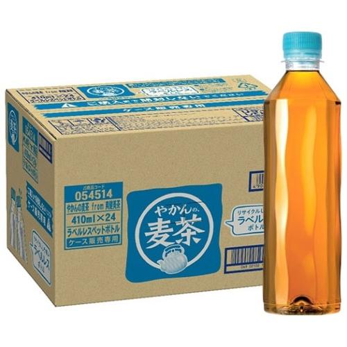 コカ・コーラ やかんの麦茶 from 爽健美茶 ラベルレス 410ml ペット