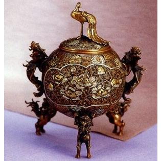高岡銅器 香炉伝統美術工芸品