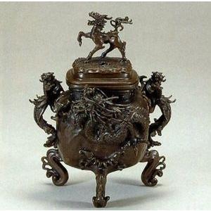 帝釈天　蝋型青銅製 帝釈天蝋型青銅製