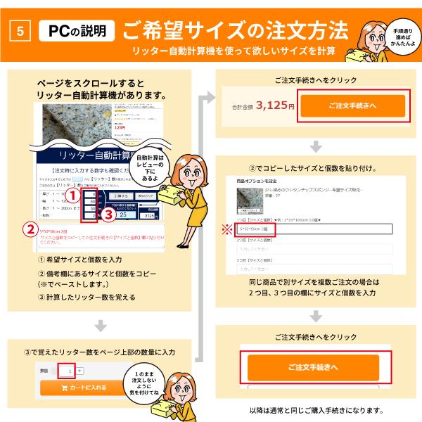 やわらかいウレタンチップスポンジ−希望サイズ販売−　｜softpren｜07