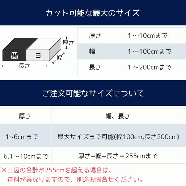 硬めのウレタンスポンジ−希望サイズ販売−｜softpren｜06