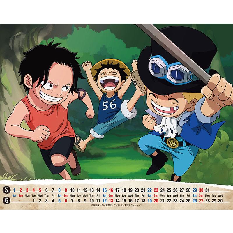 卓上 ONE PIECE ワンピース 2027年 カレンダー 令和9年 27CL-013