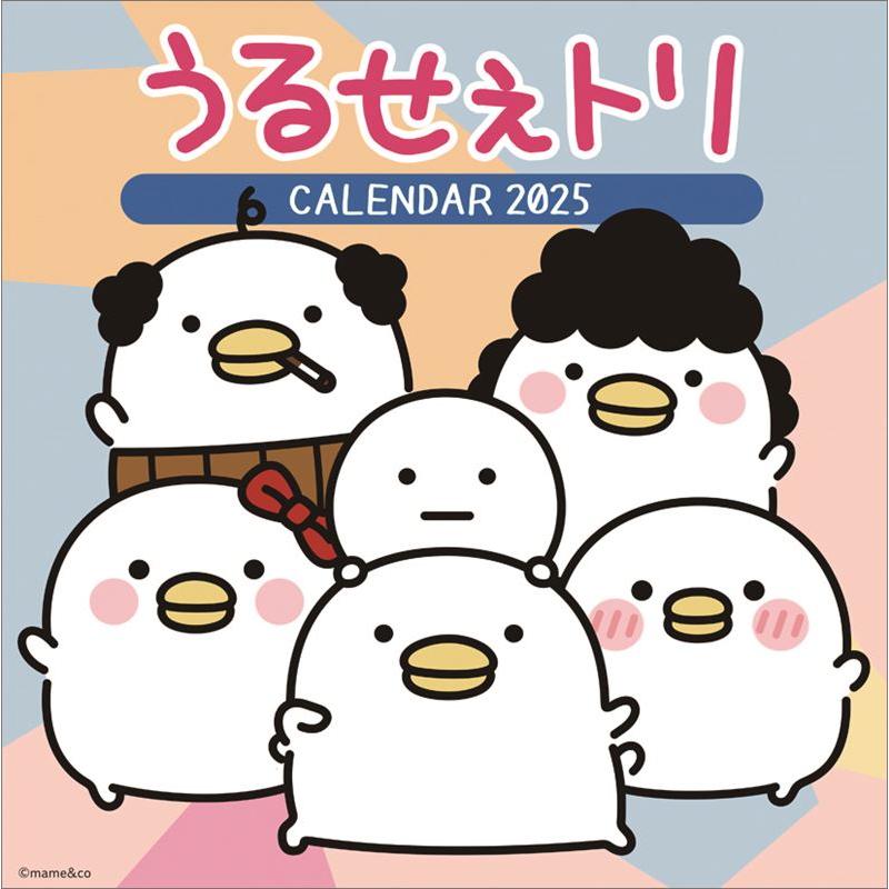 残りわずか!!】うるせぇトリ 2025年 壁掛けカレンダー CL-105 25CL