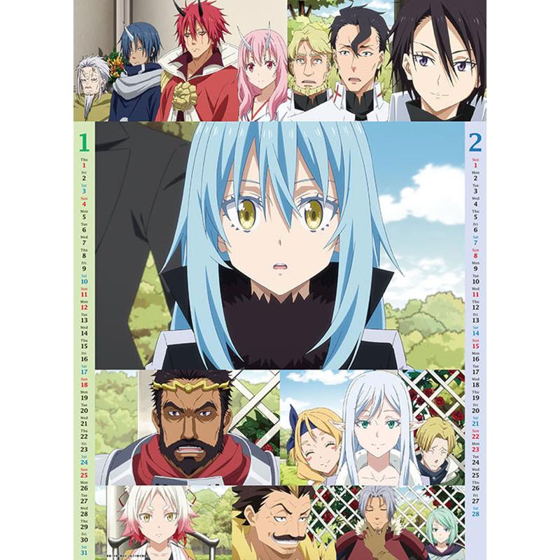 転生したらスライムだった件 2026年 壁掛けカレンダー CL-025 CL26-025