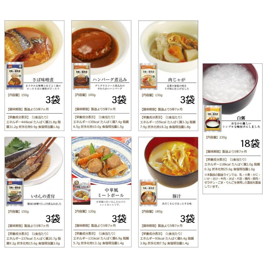 新品 [美味しい防災食セット] 美味しい防災食 ファミリーセット（3人×3日分） 非常食 保存食 / (食品) FS45 |  | 01