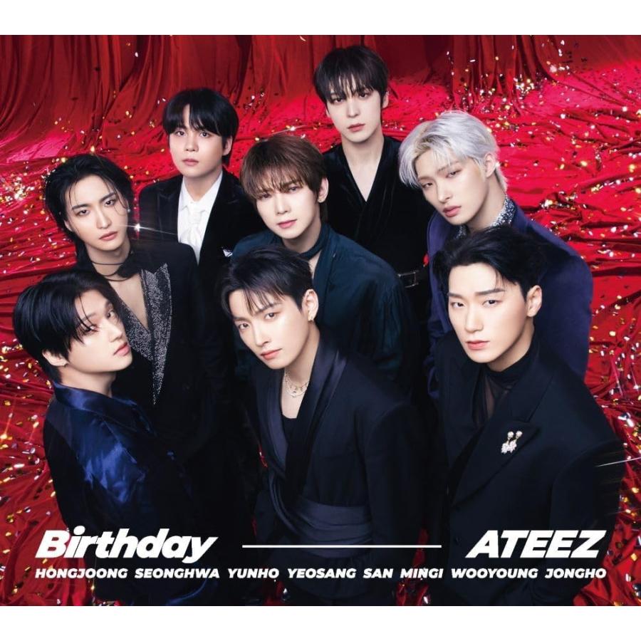 おまけCL付】新品 Birthday(初回盤A) / ATEEZ (CD) UMCK7250-SK