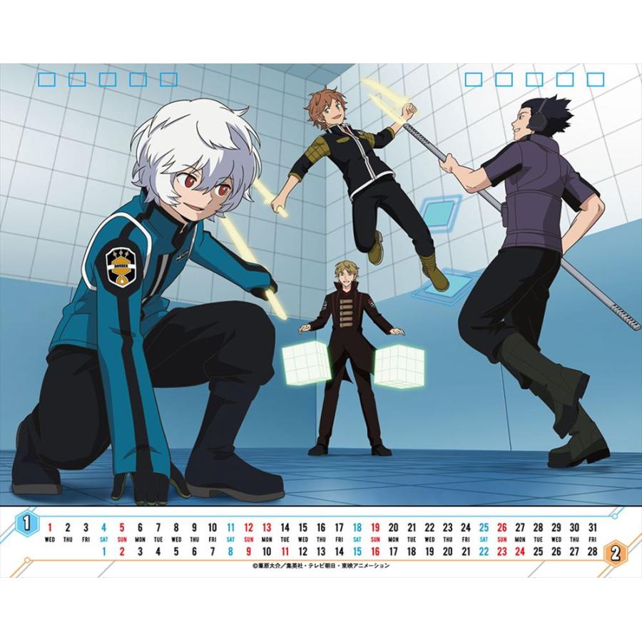 残りわずか!!】卓上 ワールドトリガー 2025年 カレンダー CL-036