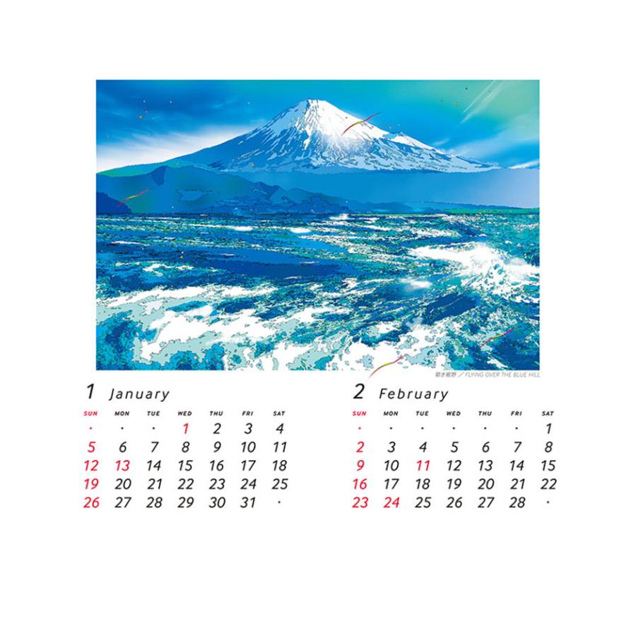 残りわずか!!】卓上 鈴木英人 2025年カレンダー 25CL-0482 : そふと屋