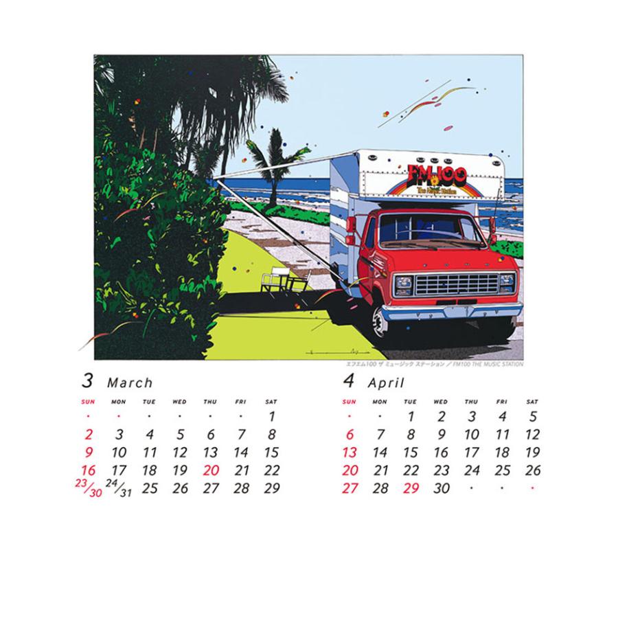 残りわずか!!】卓上 鈴木英人 2025年カレンダー 25CL-0482 : そふと屋