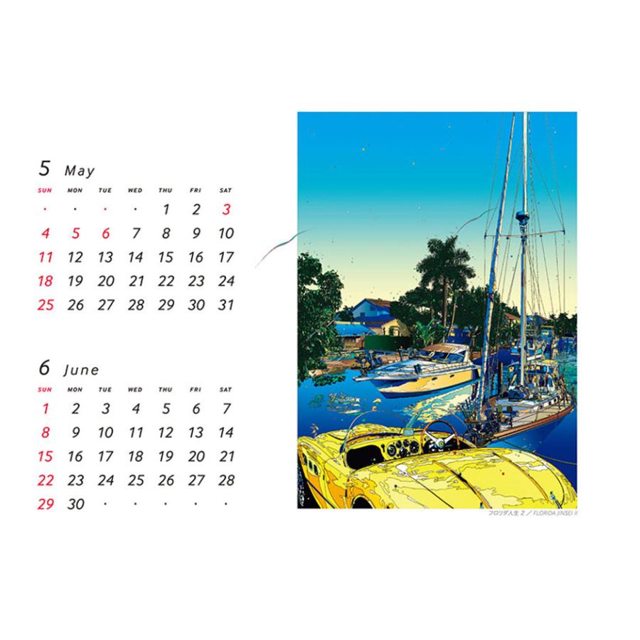 残りわずか!!】卓上 鈴木英人 2025年カレンダー 25CL-0482 : そふと屋