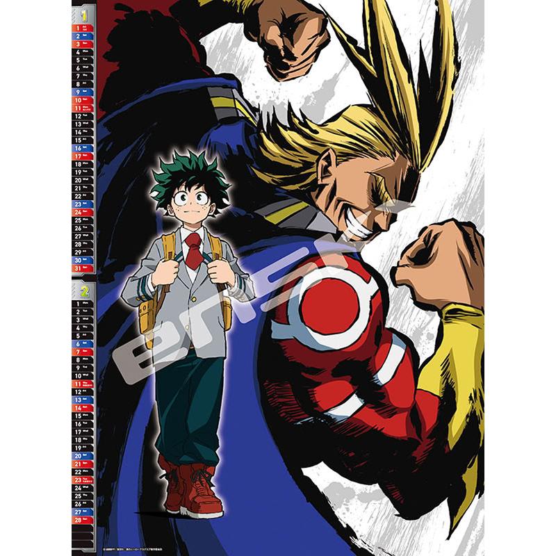 【おまけCL付】2026/11/07発売予定! アニメ『僕のヒーローアカデミア』 2027年 壁掛けカレンダー 令和9年 27CL-021 |  | 01