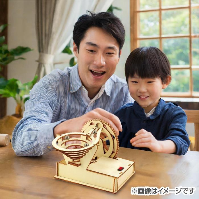 おまけCL付】新品 木製電動クラフトキット トルネードコースター