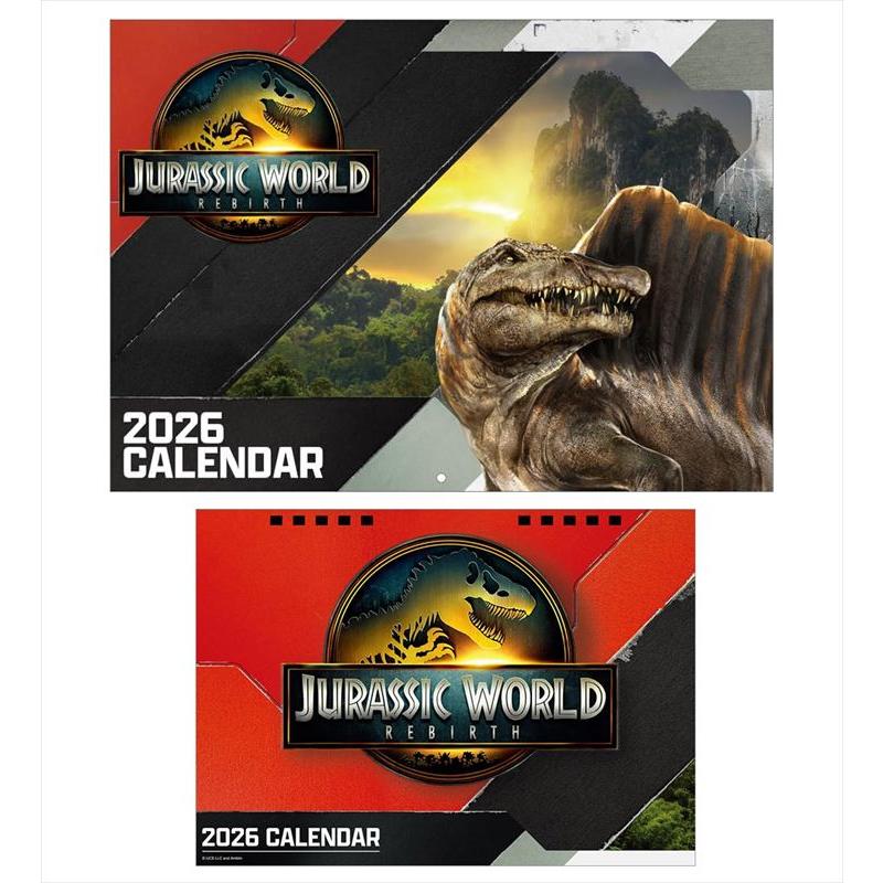 ジュラシックワールド 壁掛け・卓上セット CL-368 CL-369 2026年