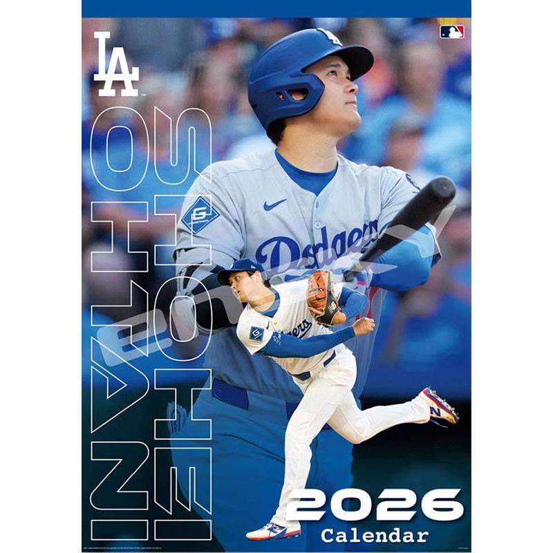 残りわずか】大谷翔平＆ロサンゼルス・ドジャース 2026年カレンダー