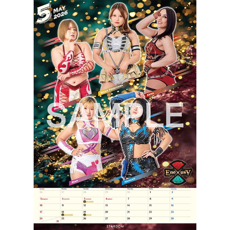 残りわずか】STARDOM CALENDAR 2026 スターダム 女子プロレス 2026年