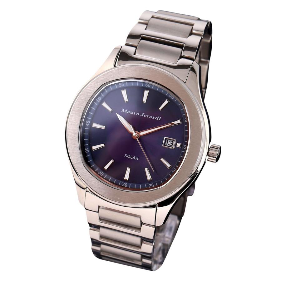 Mauro Jerardi マウロジェラルディ ステンレスソーラー メンズウォッチ ブルー Mj053 2 そふと屋 Paypayモール店 通販 Paypayモール