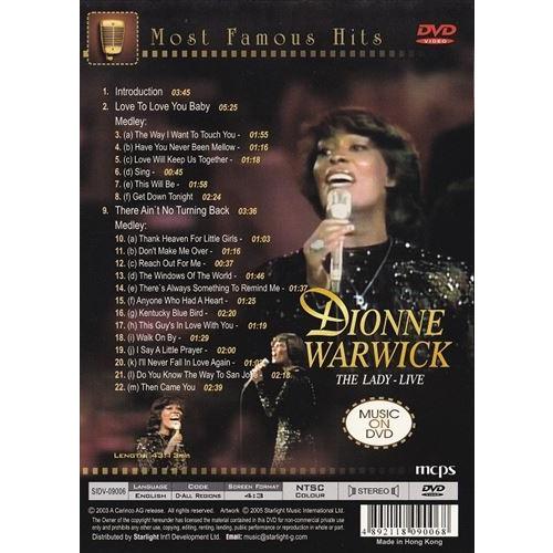 【おまけCL付】新品 ディオンヌ・ワーウィック〜ザ・レディ・ライブ〜ミュージック・オン・DVD / DIONNE WARWICK (DVD) SID-06 |  | 02