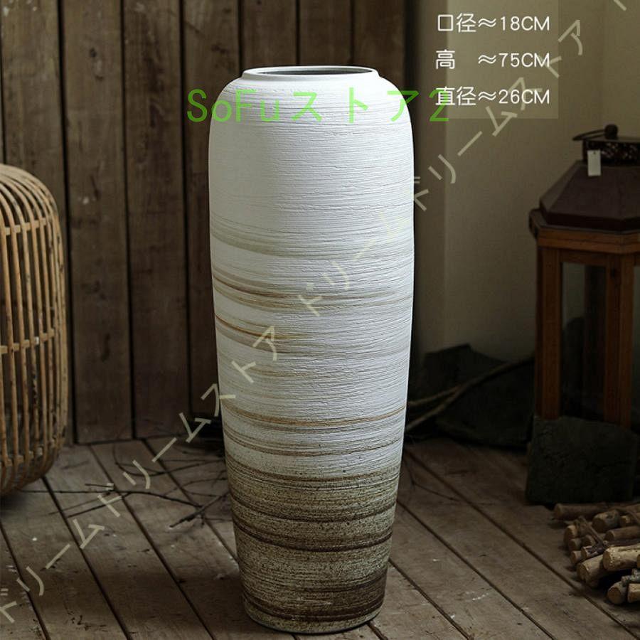 植木鉢 陶器製 プランター 新中式 底穴あり レトロシンプル 園芸用品