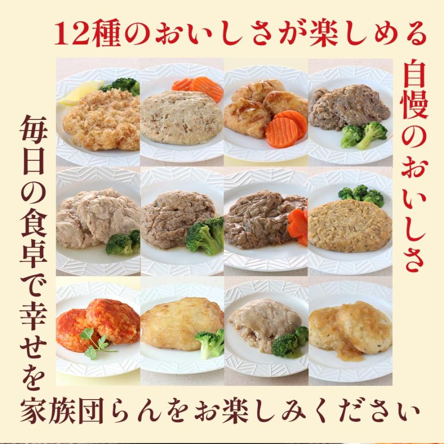 介護食 やわらか食 送料無料 お肉12食セット 冷凍 柔らかい 介護食品 やわらか食品 歯ぐきでつぶせる 舌でつぶせる おいしい おかず 刻み食 そふまる |  | 08