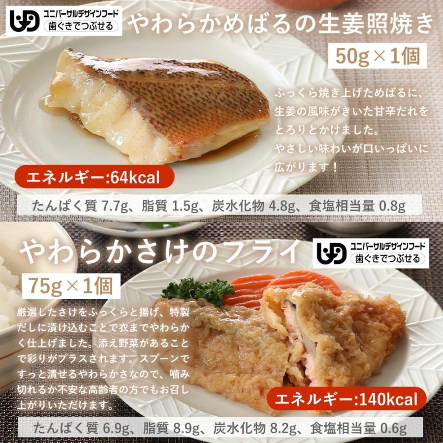介護食 やわらか食 送料無料 お魚12食セット 冷凍 柔らかい 介護食品 やわらか食品 歯ぐきでつぶせる 舌でつぶせる おいしい おかず 刻み食 そふまる |  | 13