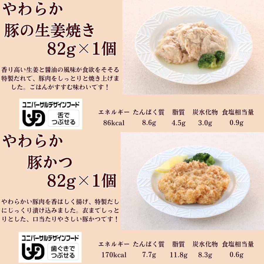 介護食 やわらか食 送料無料 お肉と小鉢10品セット 冷凍 柔らかい 介護食品 やわらか食品 歯ぐきでつぶせる 舌でつぶせる おいしい おかず 刻み食 そふまる |  | 02
