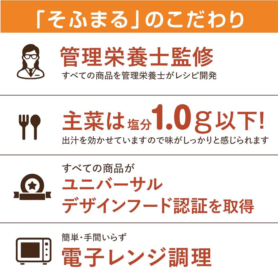 介護食 やわらか食 送料無料 お魚と副菜10品セット 冷凍 柔らかい 介護食品 やわらか食品 歯ぐきでつぶせる 舌でつぶせる おいしい おかず 刻み食 そふまる |  | 07