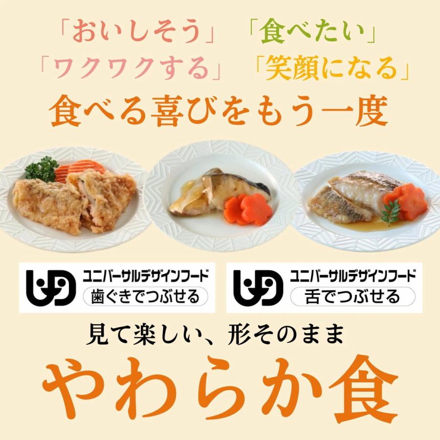 介護食 やわらか食 送料無料  お魚 お試し 3品セット 冷凍 柔らかい 介護食品 やわらか食品 歯ぐきでつぶせる 舌でつぶせる おいしい おかず 刻み食 そふまる |  | 01