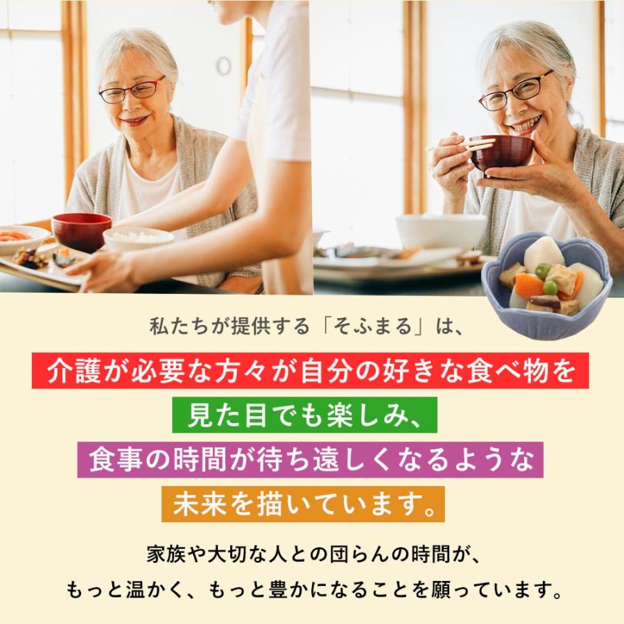 介護食 やわらか食 送料無料  お魚 お試し 3品セット 冷凍 柔らかい 介護食品 やわらか食品 歯ぐきでつぶせる 舌でつぶせる おいしい おかず 刻み食 そふまる |  | 07
