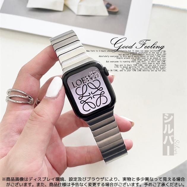 ファッションデザイナー Applewatchアップルウォッチ バンド 44mm ステンレス シルバー Applewatchアップルウォッチ バンド 44mm ステンレス シルバー
