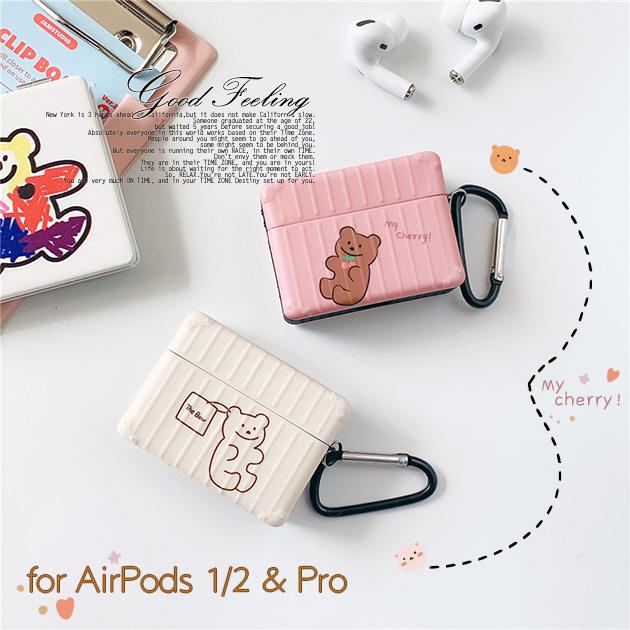 Airpods ケース シリコン Airpods Pro ケース キャラクター エアーポッズ プロ 動物 熊 くま かわいい Airpods 028 スマホケース手帳型iphoneケースgf 通販 Yahoo ショッピング