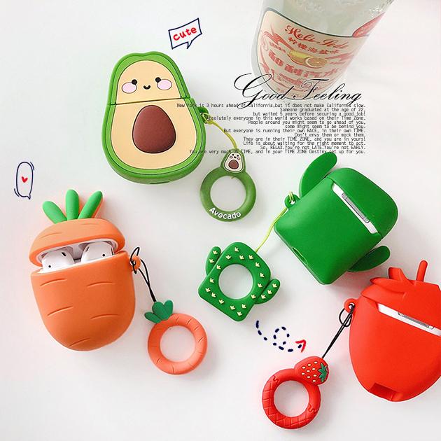Airpods Pro ケース シリコン エアポッズ プロ カバー キャラクター Airpods 食べ物 アボカド スマホケース手帳型iphoneケースgf 通販 Paypayモール