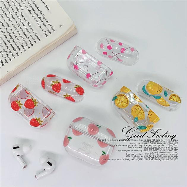 Airpods Pro ケース クリア Airpods Pro Airpods3 ケース 透明 エアーポッズ プロ クリア シリコン 食べ物 果物 フルーツ スマホケース手帳型iphone携帯ケースgf 通販 Paypayモール