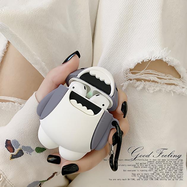 Airpods Pro ケース シリコン Airpods ケース キャラクター エアーポッズ プロ 動物 サメ かわいい Airpodspro 052 スマホケース手帳型iphoneケースgf 通販 Yahoo ショッピング